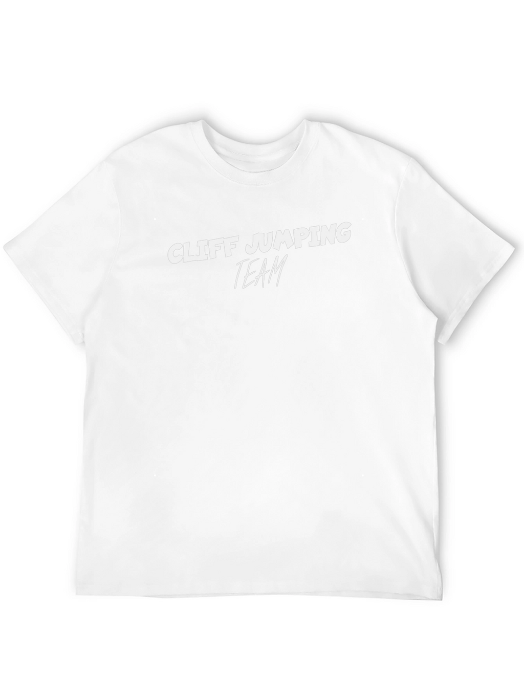 Cliff Jumping Team Black Graphic Tee