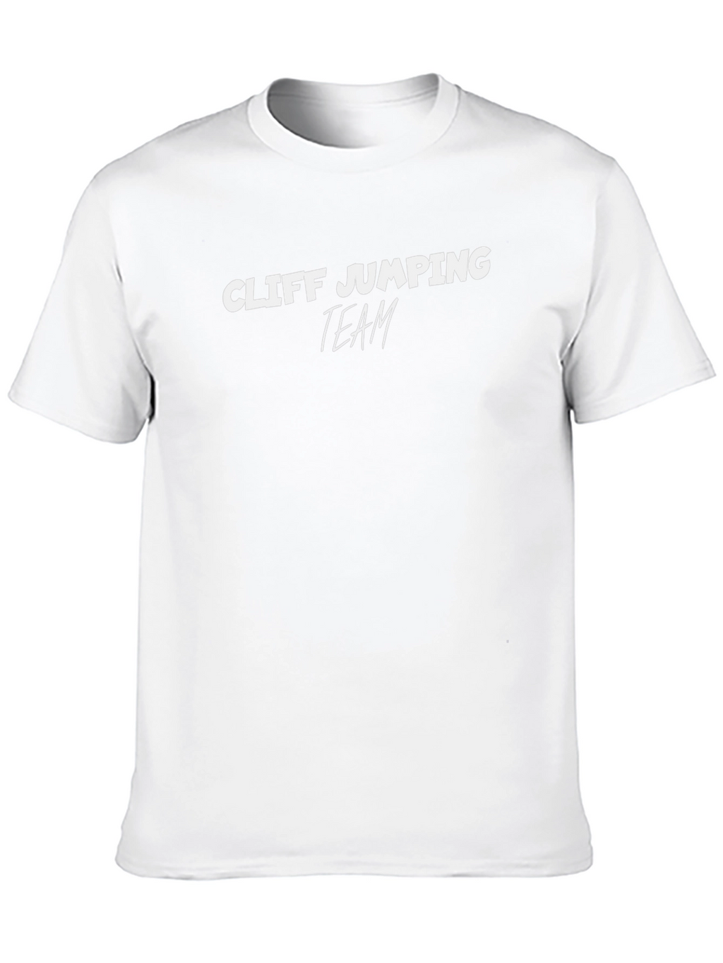 Cliff Jumping Team Black Graphic Tee