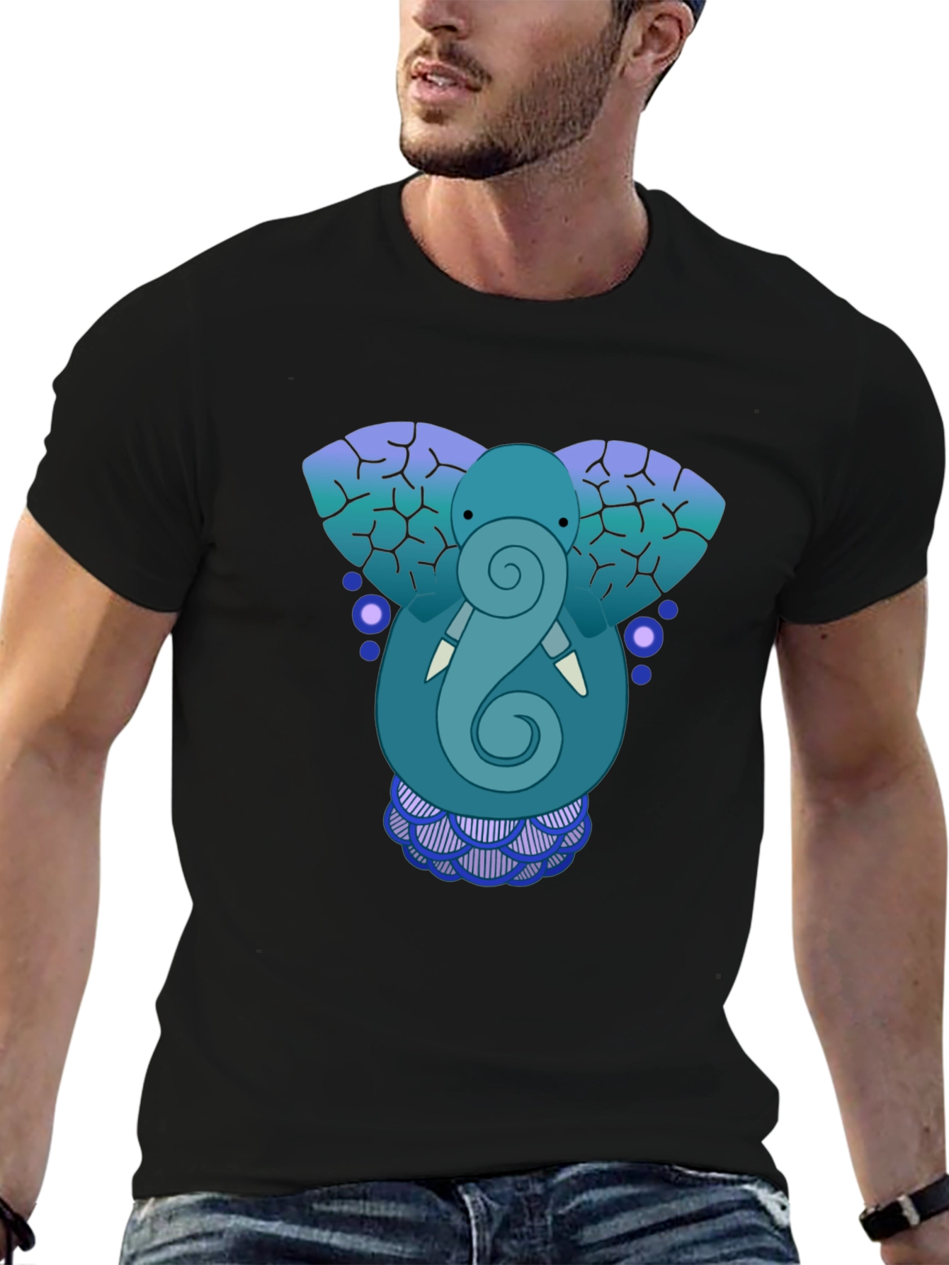 Elephant Graphic T-Shirt - Unique Design