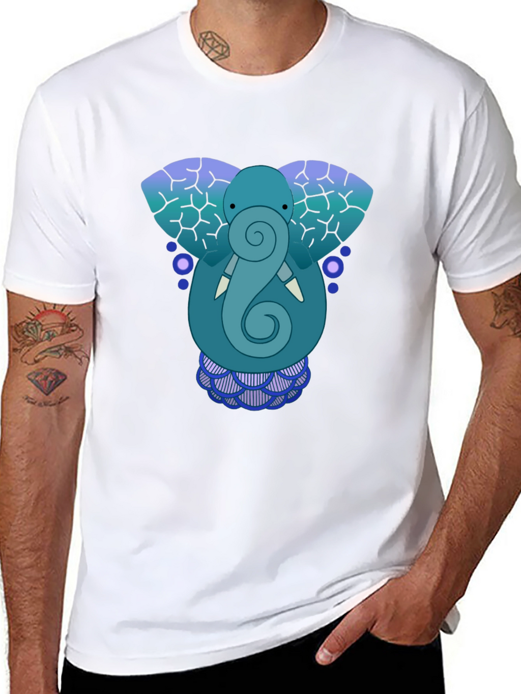 Elephant Graphic T-Shirt - Unique Design