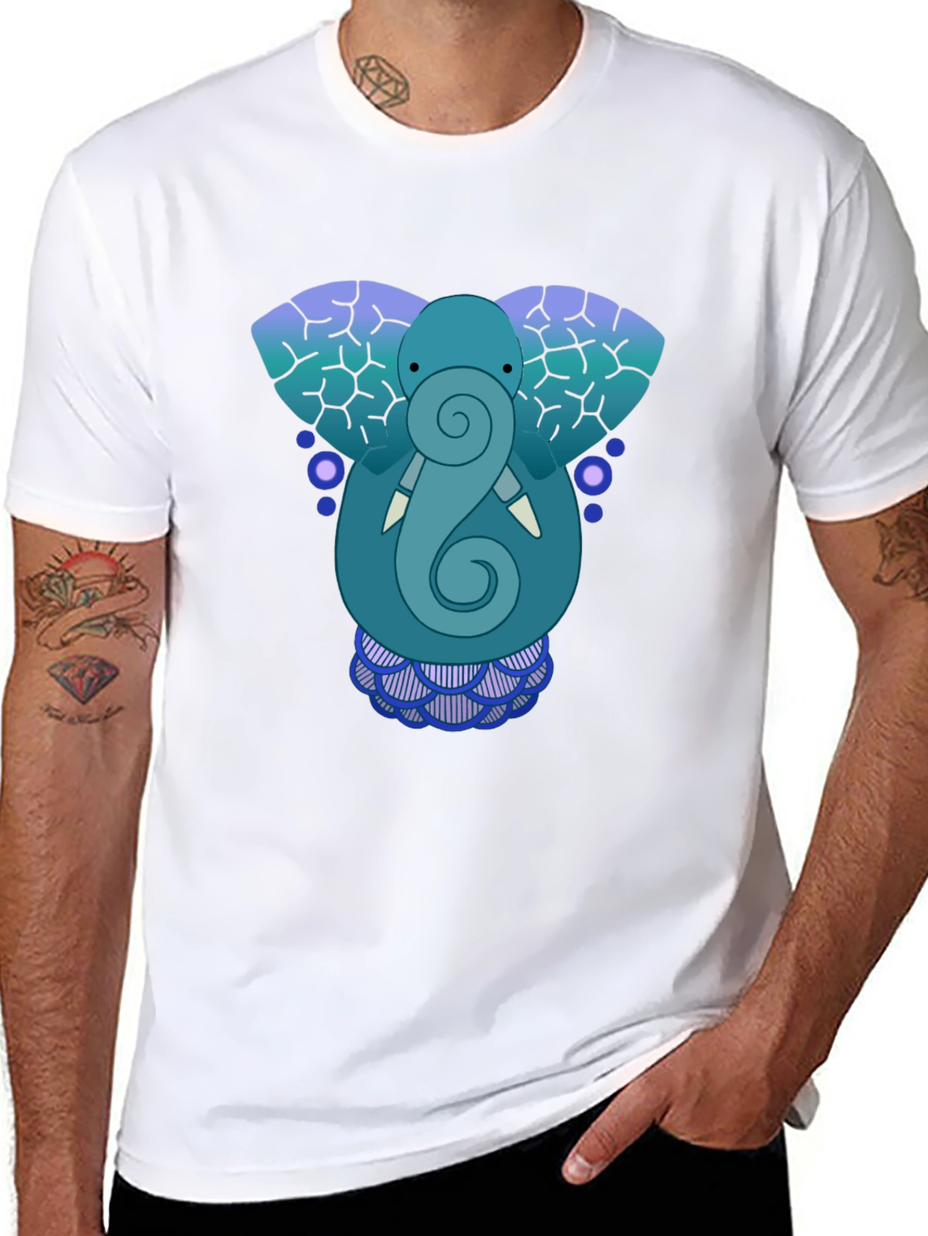 Elephant Graphic T-Shirt - Unique Design