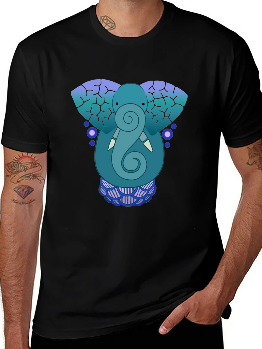 Elephant Graphic T-Shirt - Unique Design