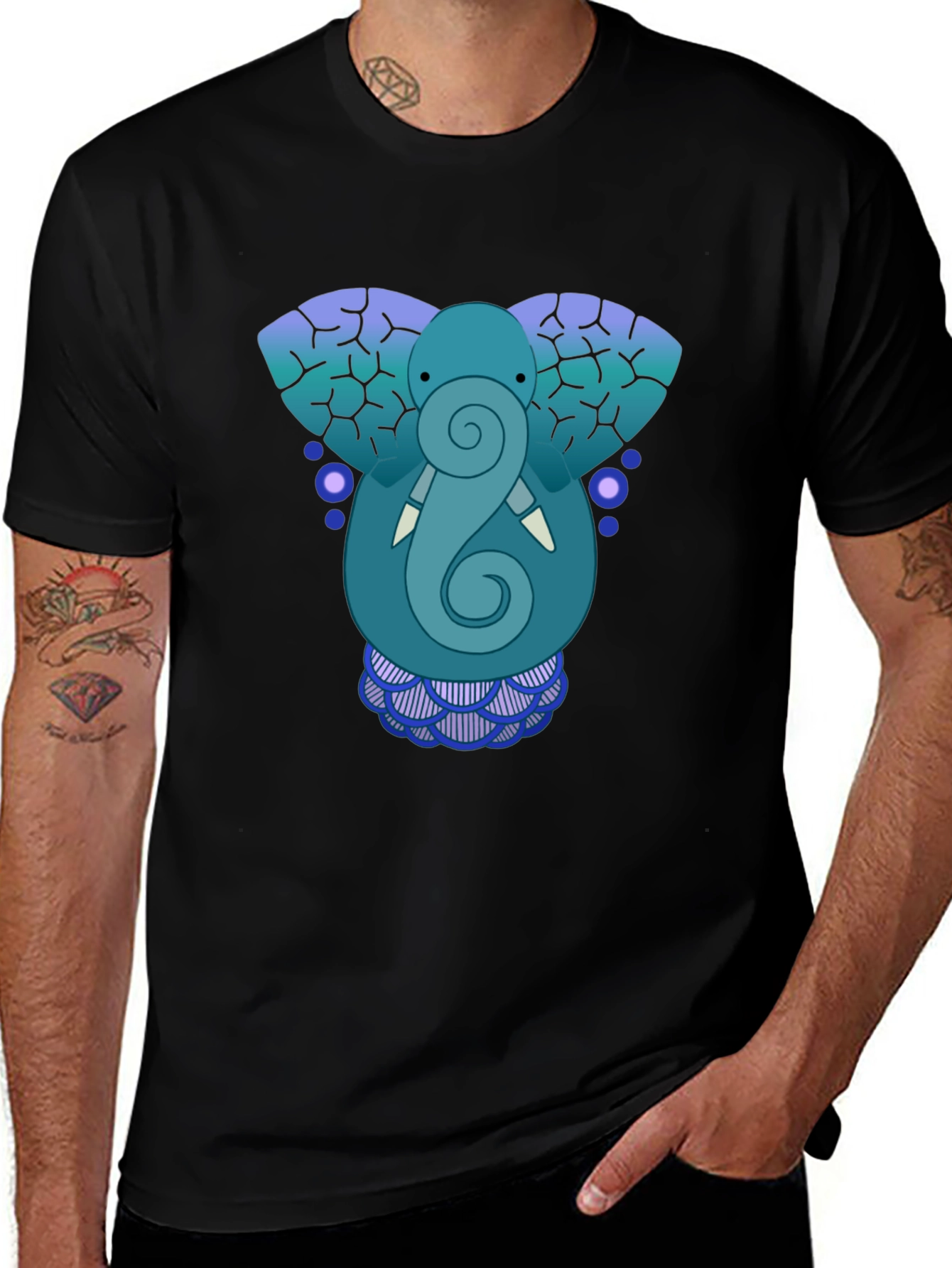Elephant Graphic T-Shirt - Unique Design