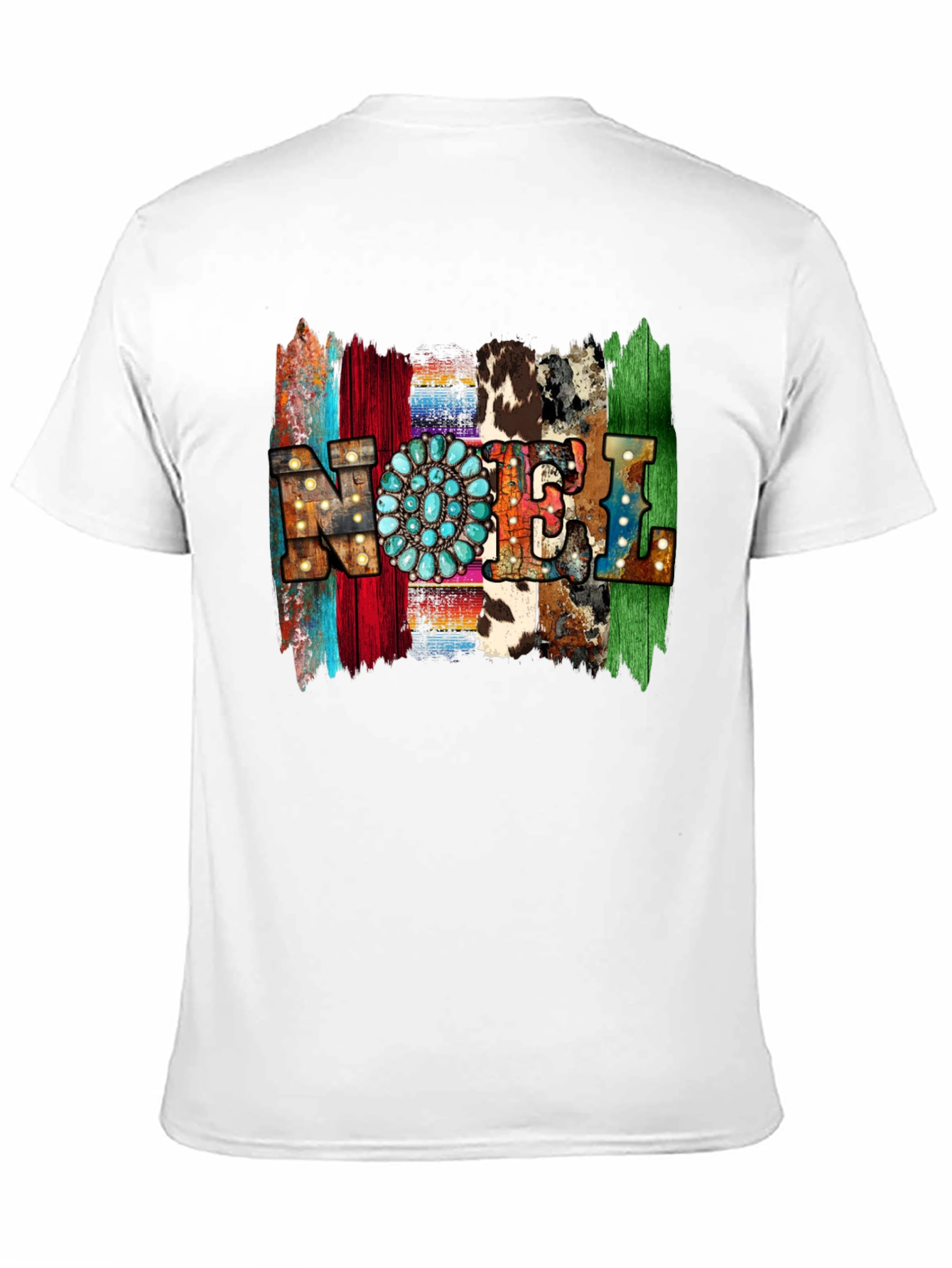 Western Style NOEL T-Shirt - Holiday Festive Tee