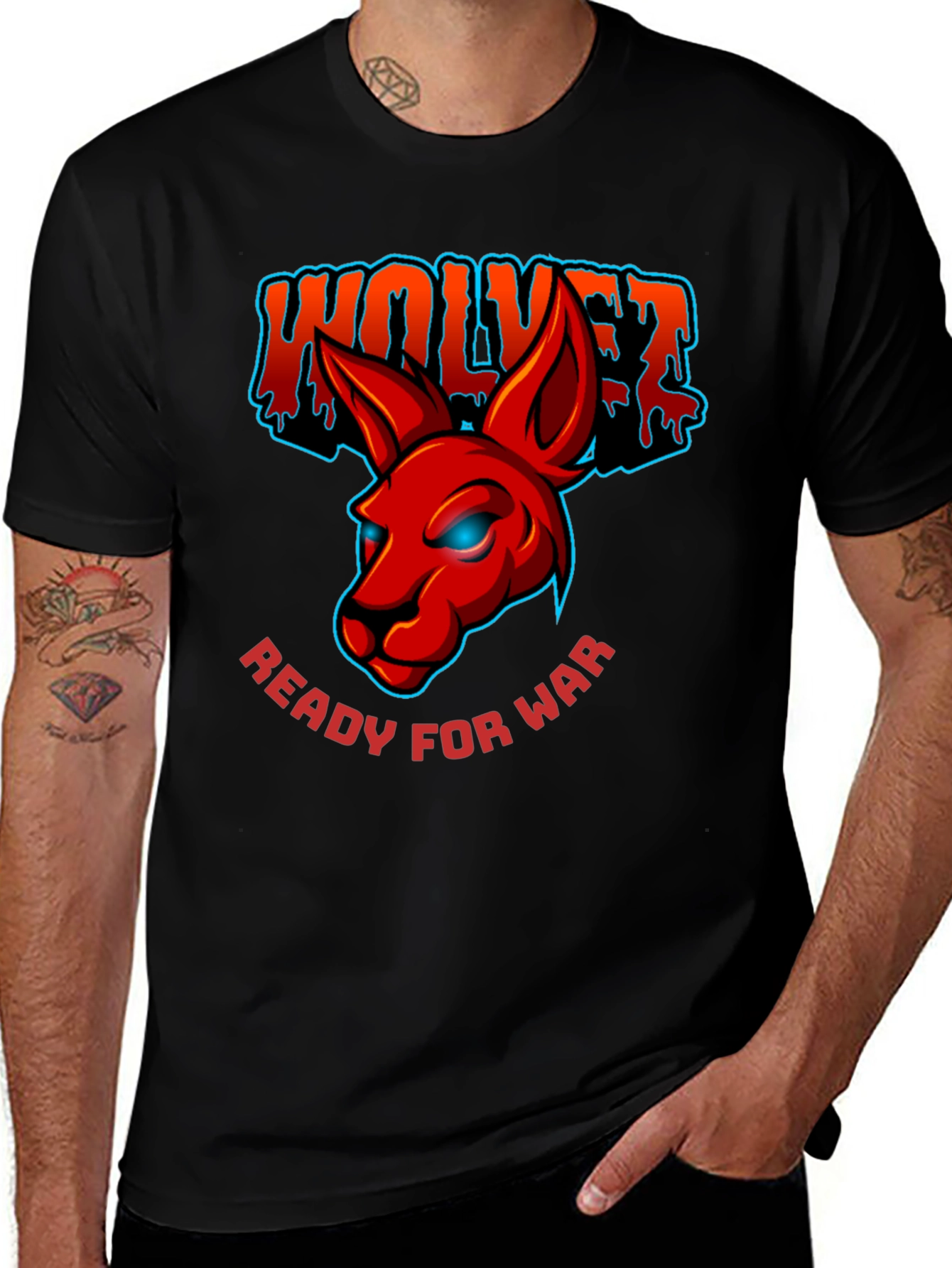 Wolves Ready For War Graphic T-Shirt