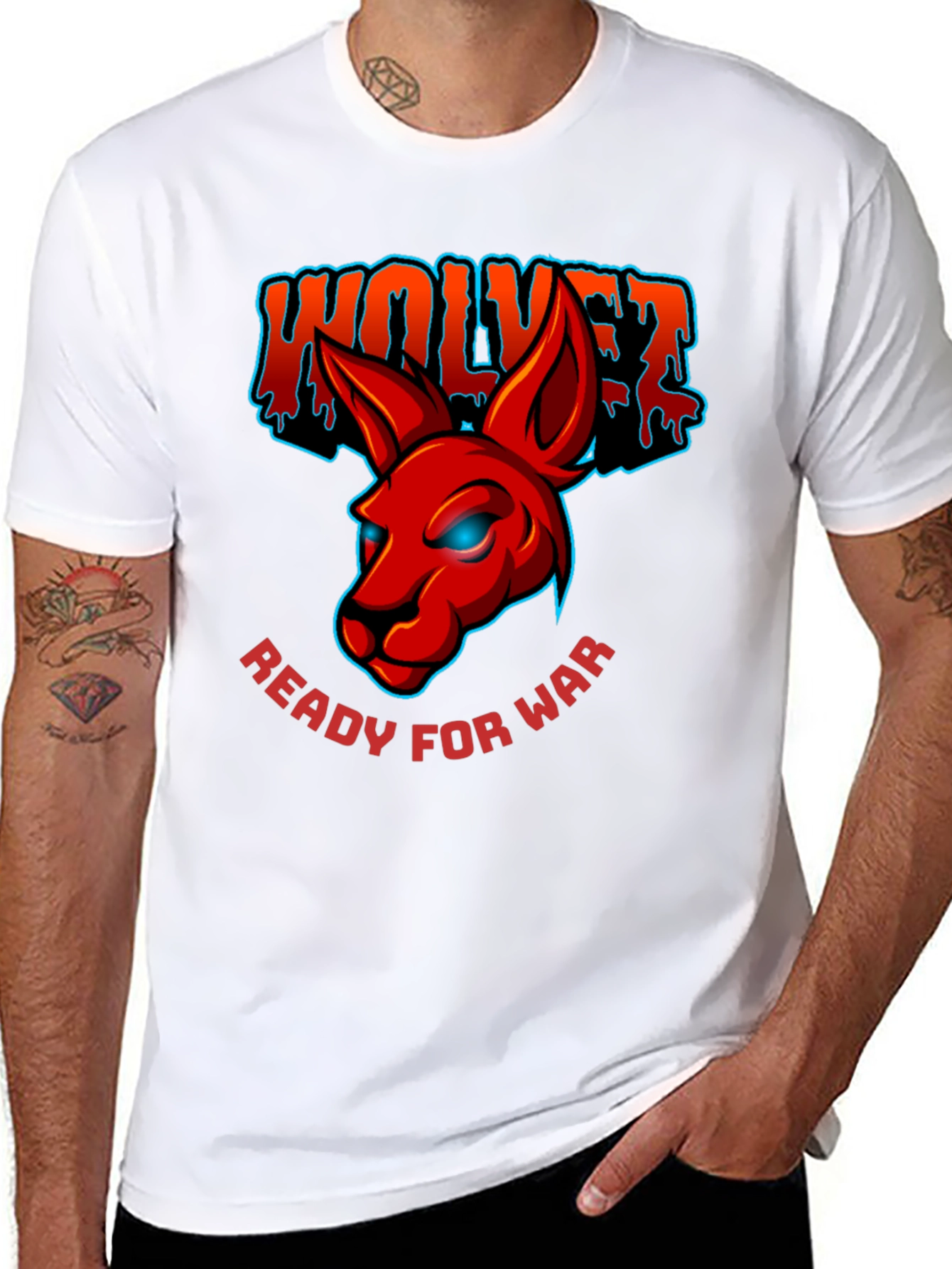 Wolves Ready For War Graphic T-Shirt