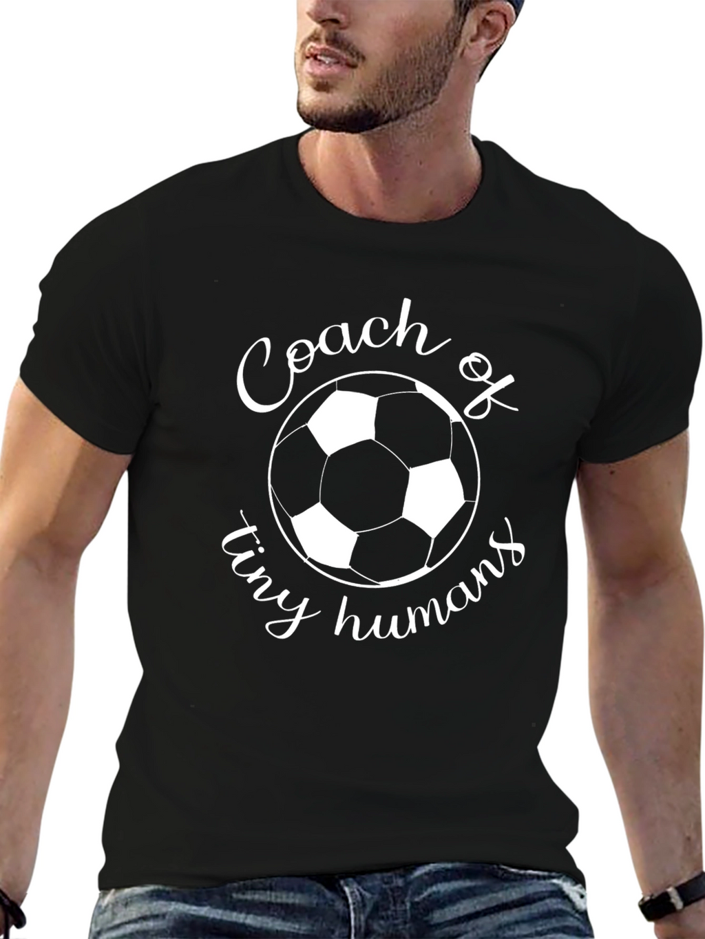 Coach of Tiny Humans Soccer T-Shirt