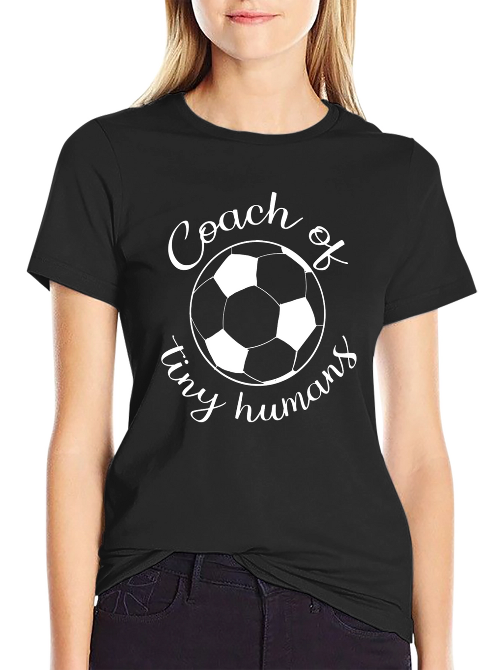 Coach of Tiny Humans Soccer T-Shirt