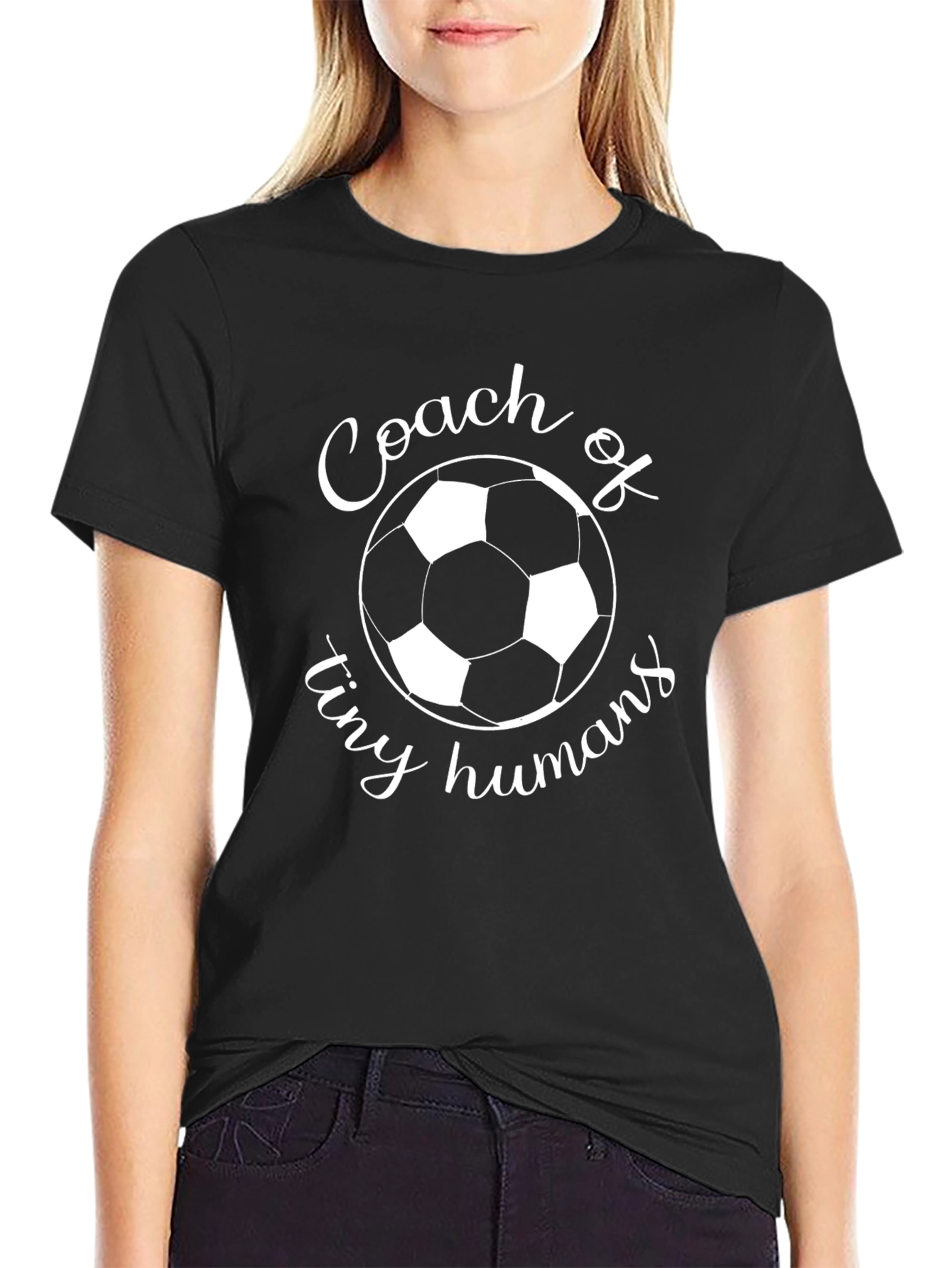 Coach of Tiny Humans Soccer T-Shirt