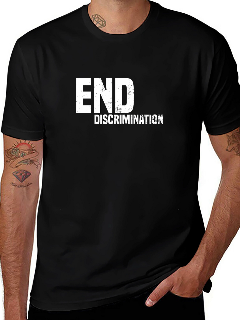 End Discrimination Graphic T-Shirt