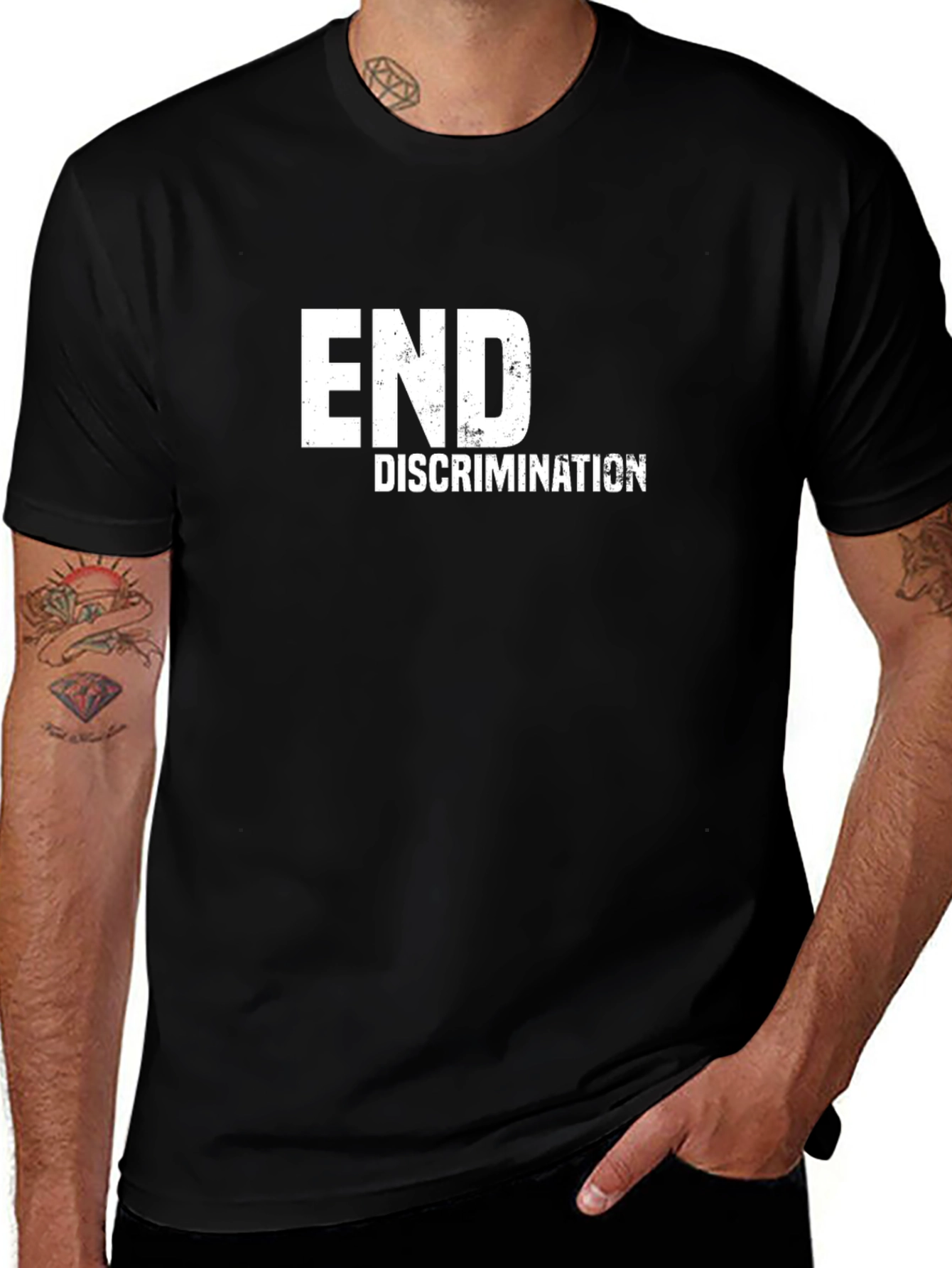 End Discrimination Graphic T-Shirt