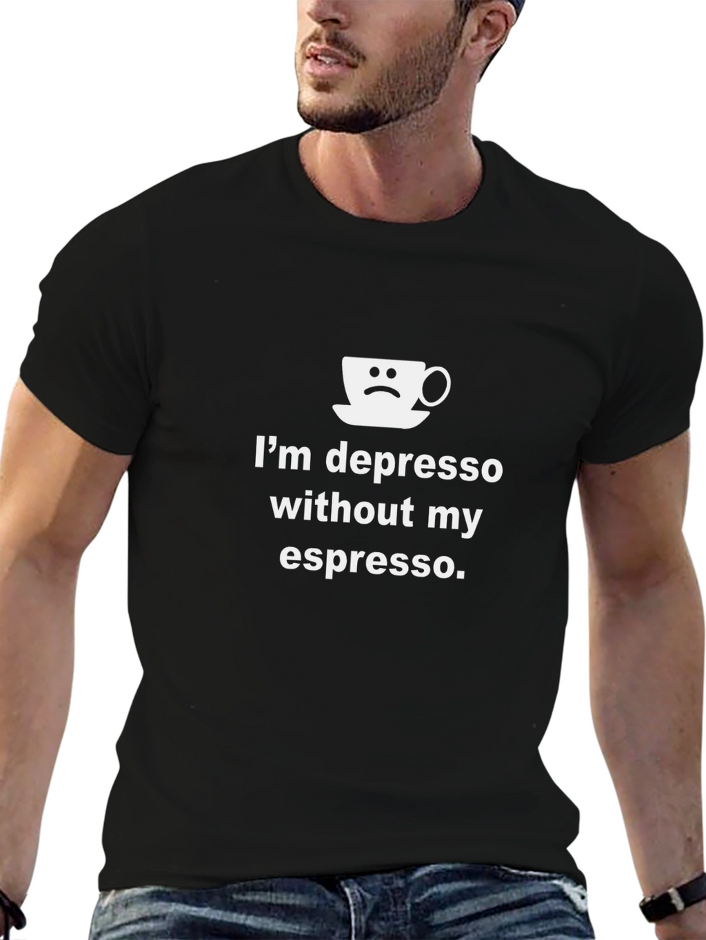 Depresso Espresso Black T-Shirt
