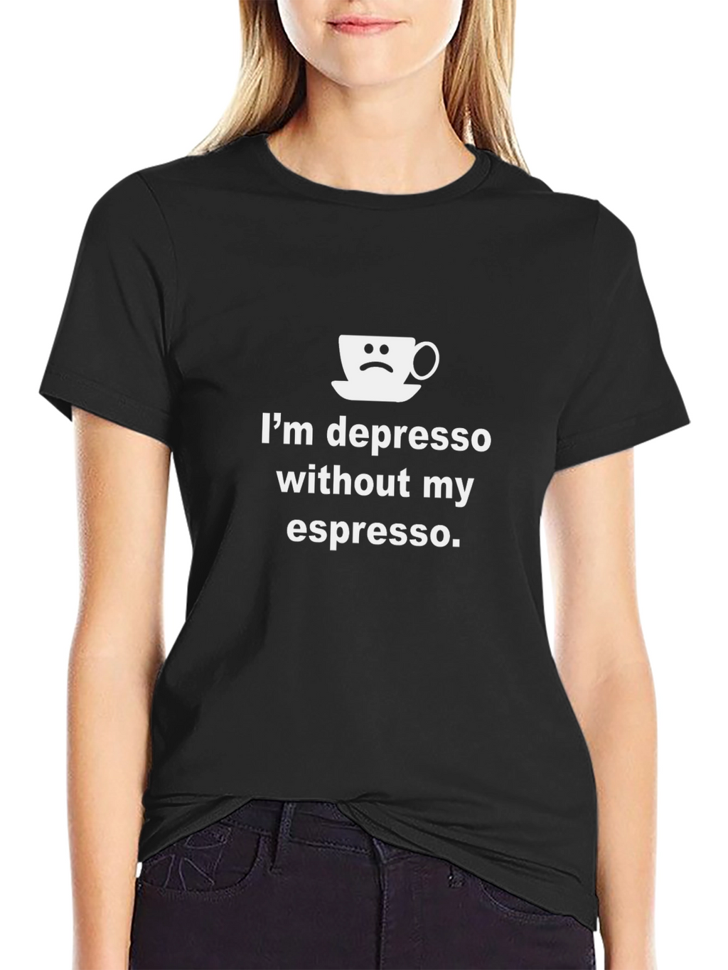 Depresso Espresso Black T-Shirt