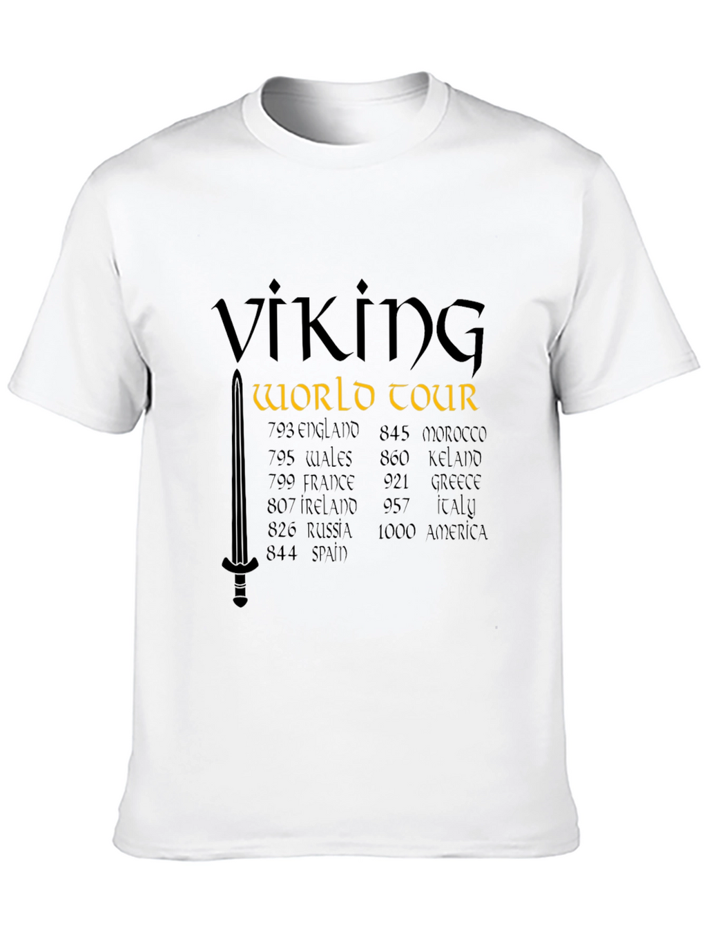 Viking World Tour Graphic T-Shirt