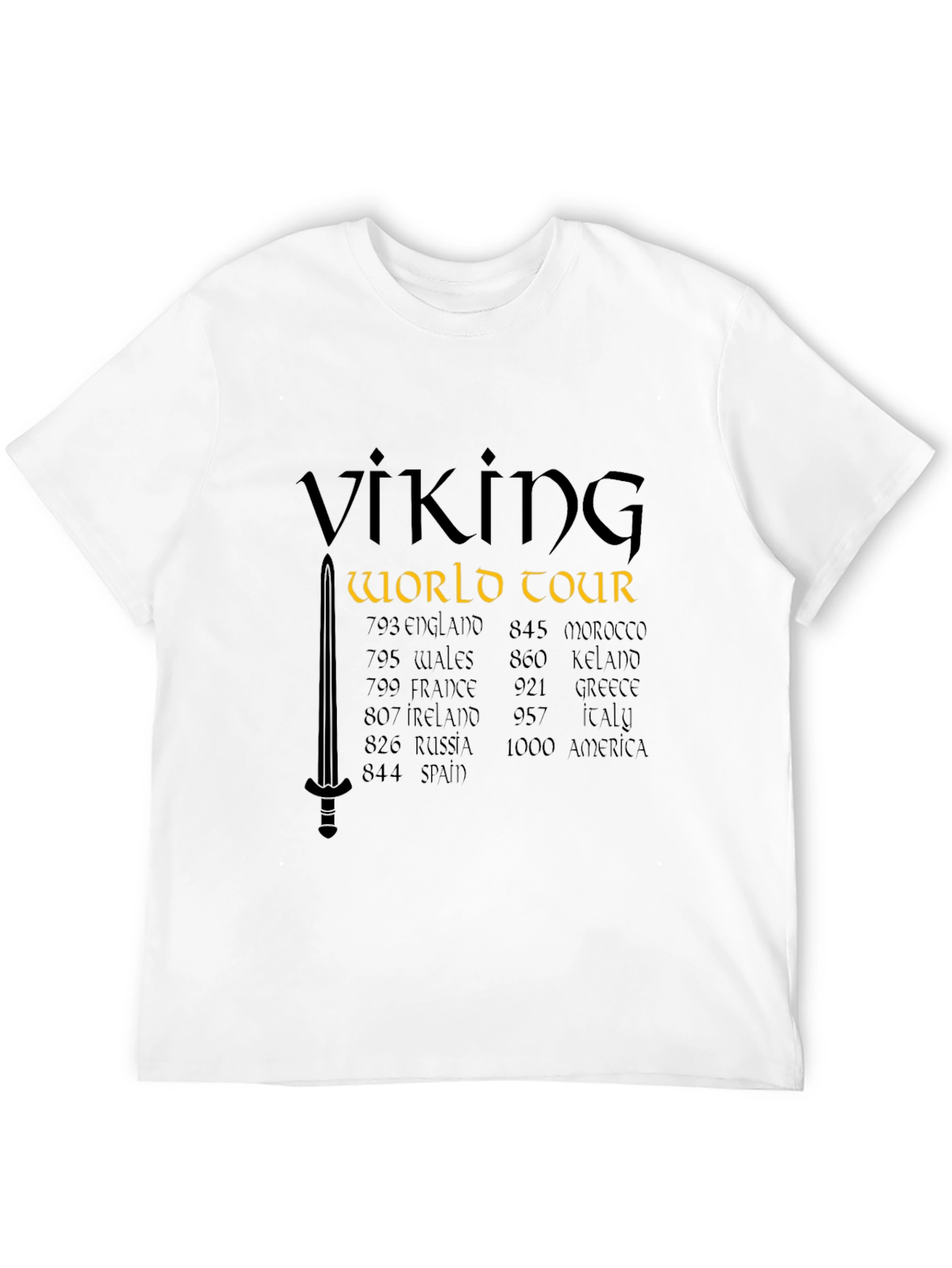 Viking World Tour Graphic T-Shirt