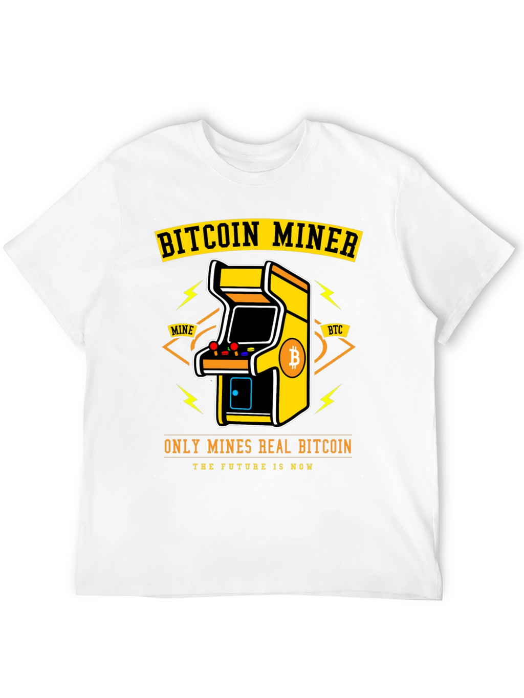 Bitcoin Miner Arcade T-Shirt - Crypto HODL
