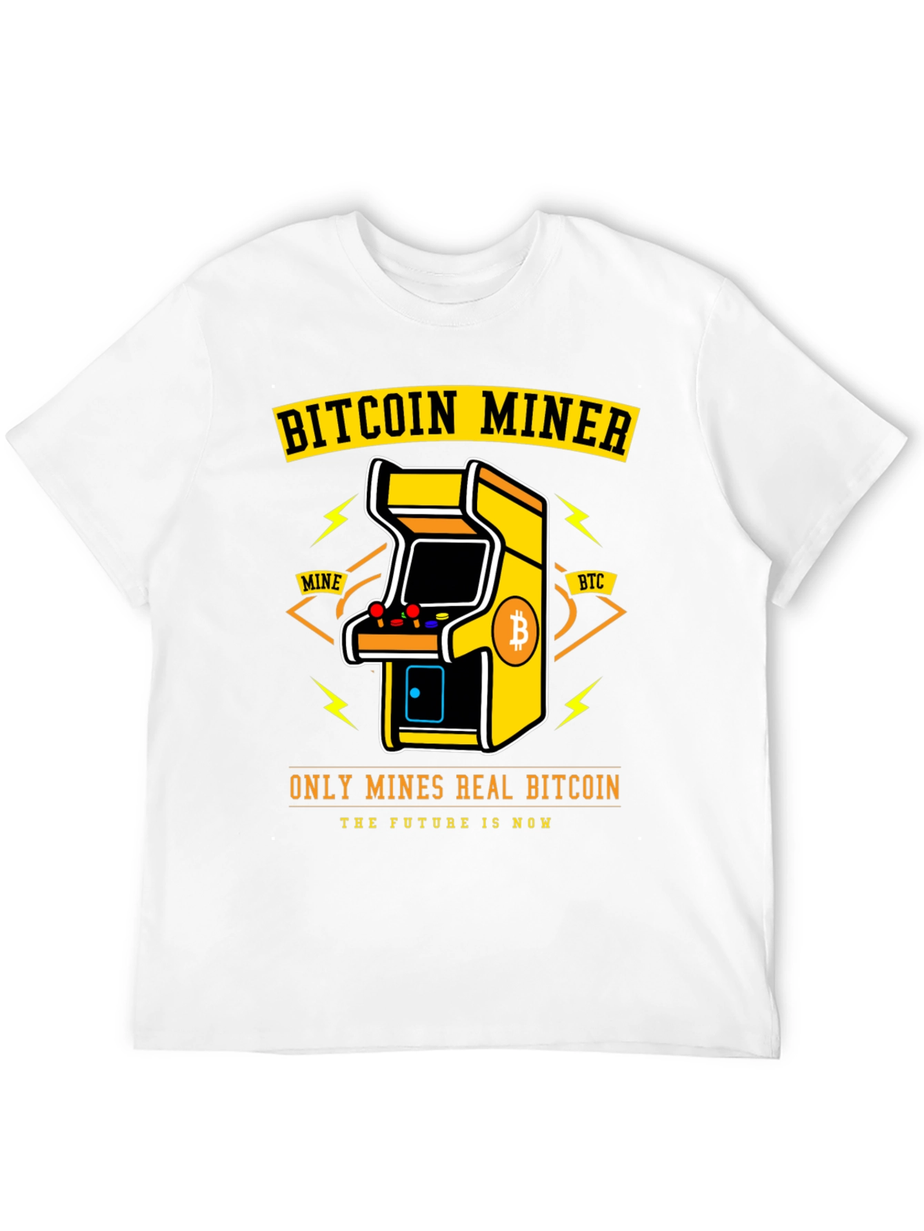 Bitcoin Miner Arcade T-Shirt - Crypto HODL