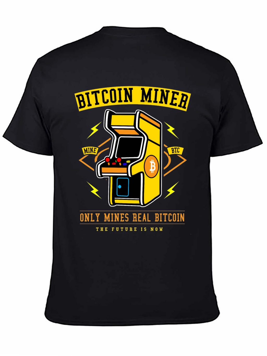 Bitcoin Miner Arcade T-Shirt - Crypto HODL