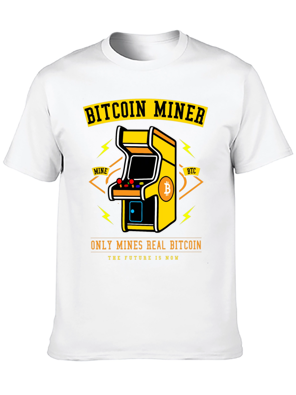 Bitcoin Miner Arcade T-Shirt - Crypto HODL
