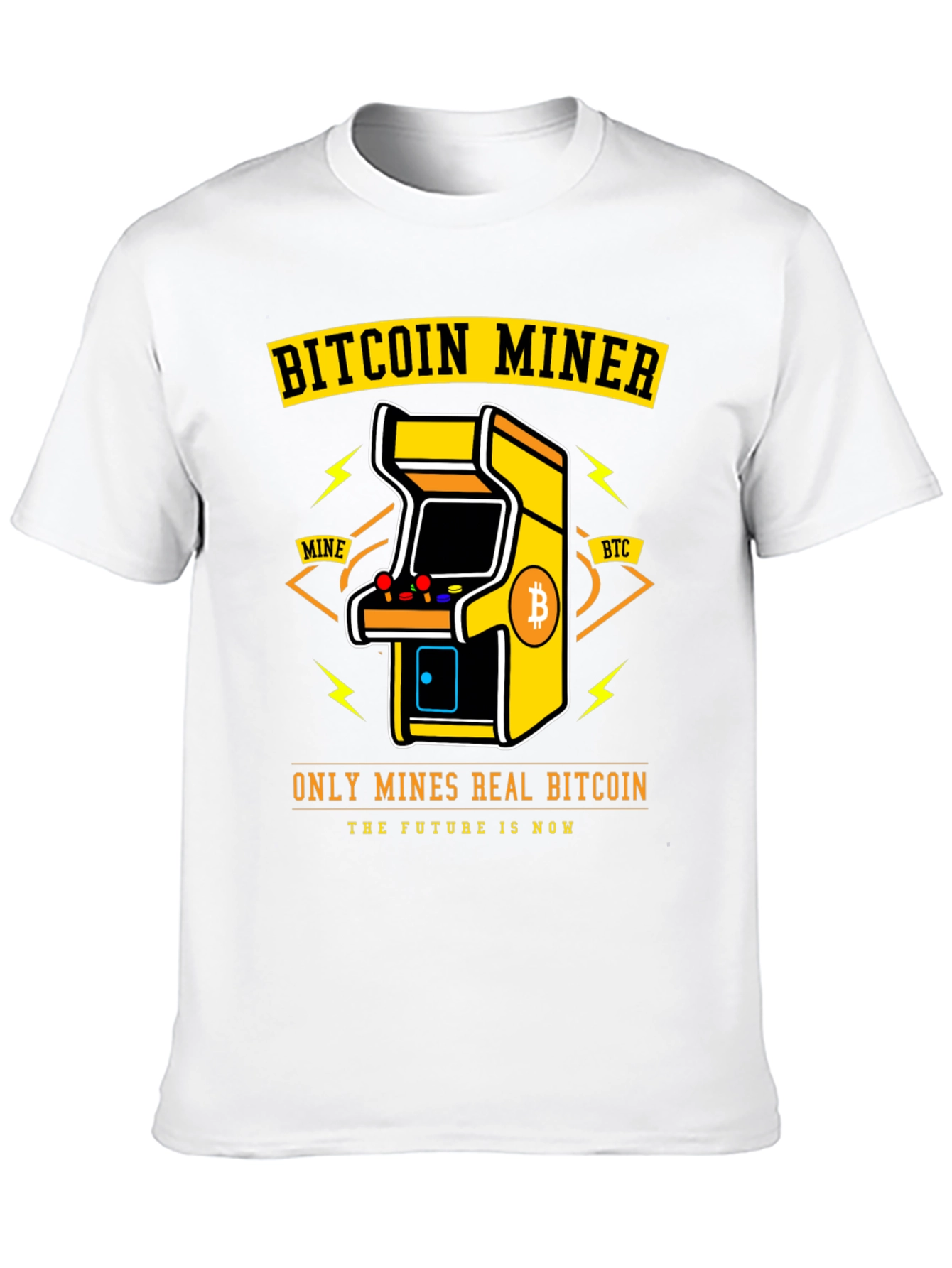 Bitcoin Miner Arcade T-Shirt - Crypto HODL
