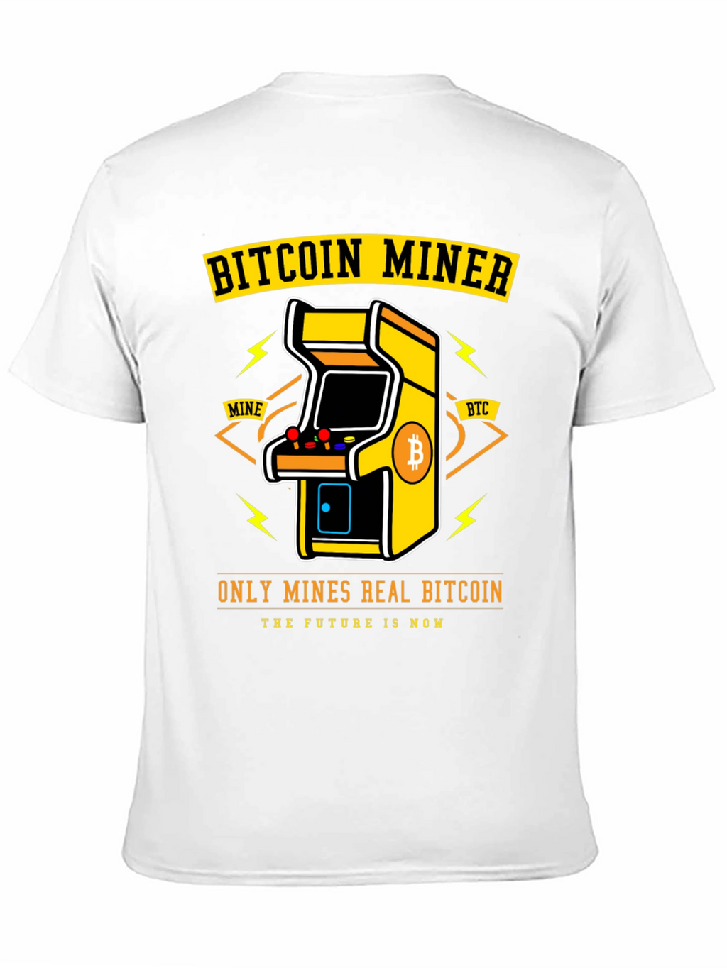Bitcoin Miner Arcade T-Shirt - Crypto HODL