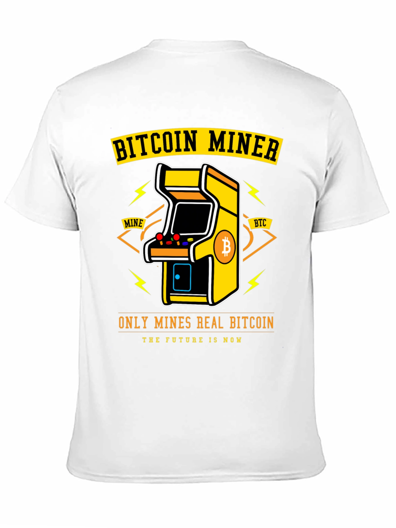 Bitcoin Miner Arcade T-Shirt - Crypto HODL