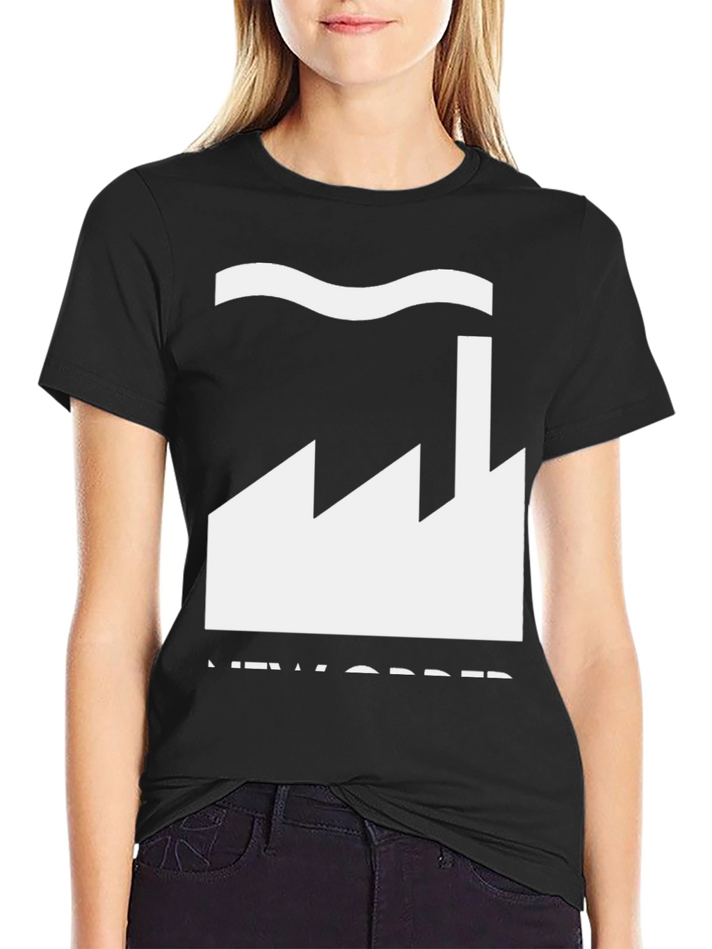 New Order Factory Graphic Black T-Shirt