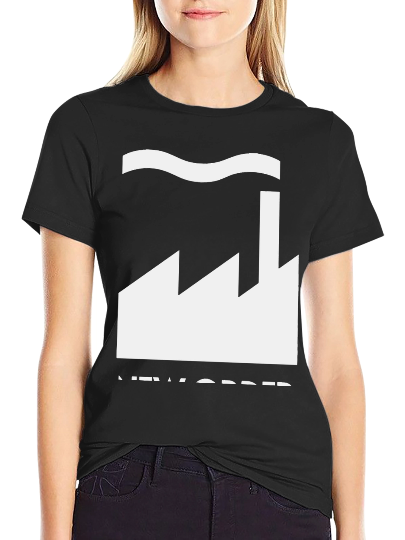 New Order Factory Graphic Black T-Shirt
