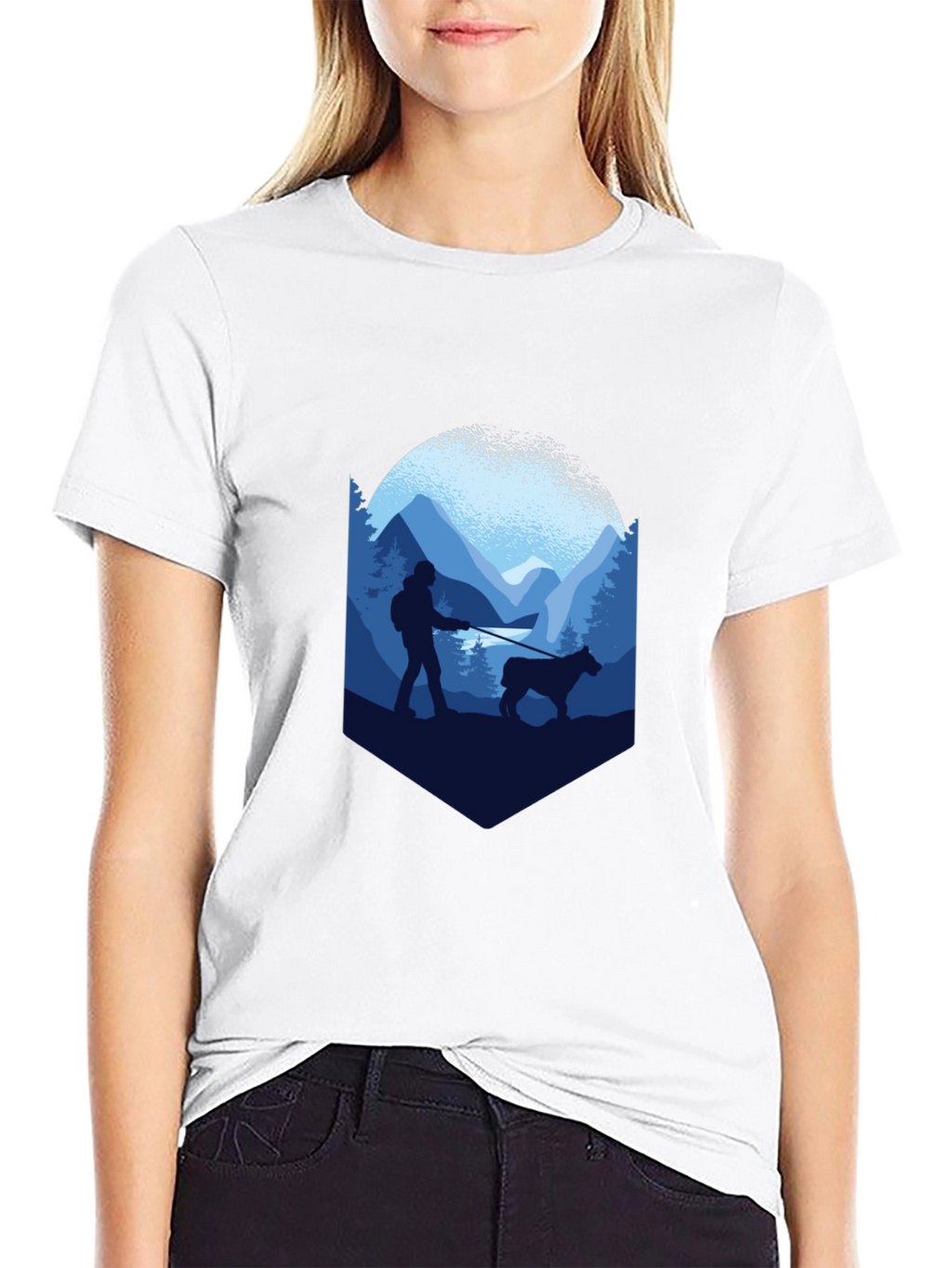Mountain Hike Graphic T-Shirt - Black