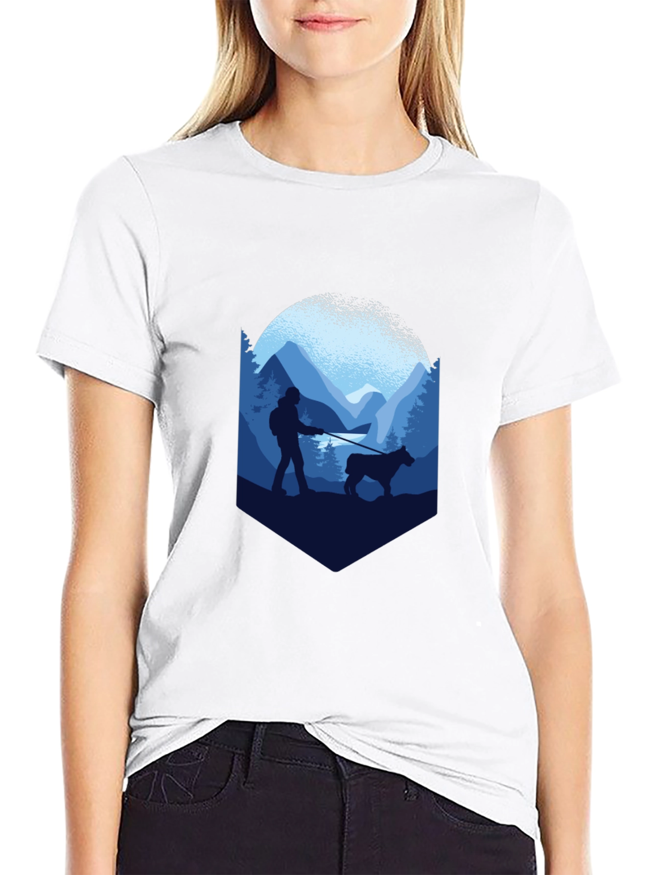 Mountain Hike Graphic T-Shirt - Black