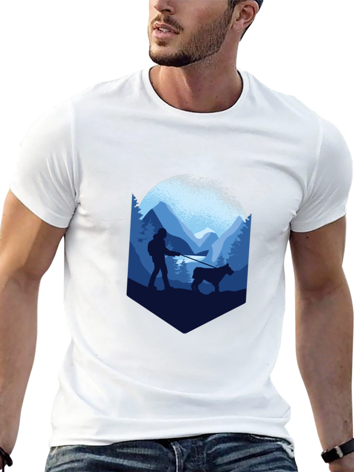 Mountain Hike Graphic T-Shirt - Black