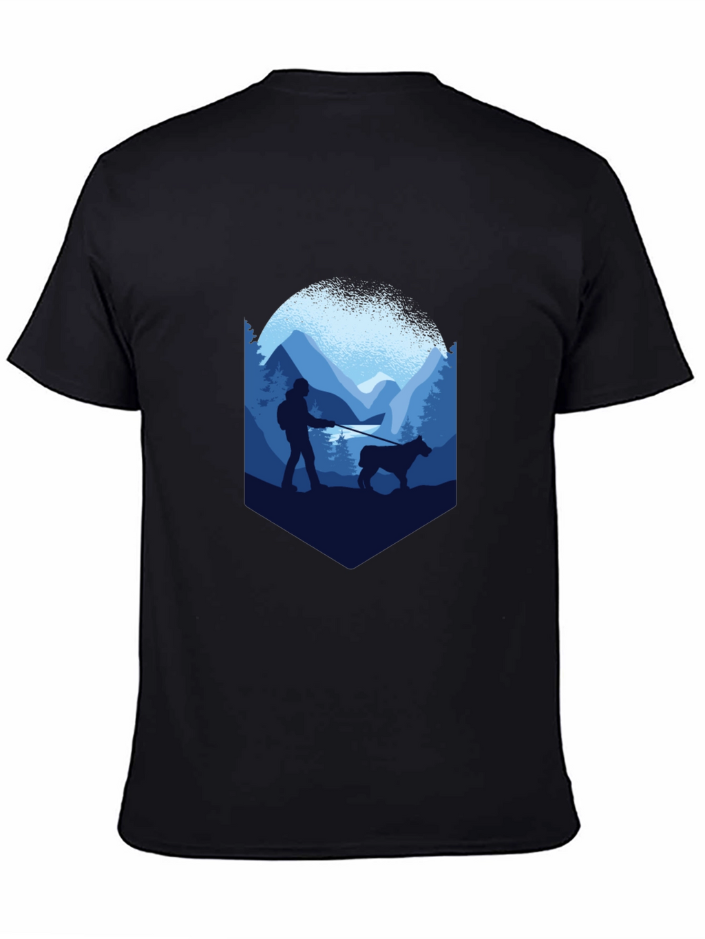 Mountain Hike Graphic T-Shirt - Black