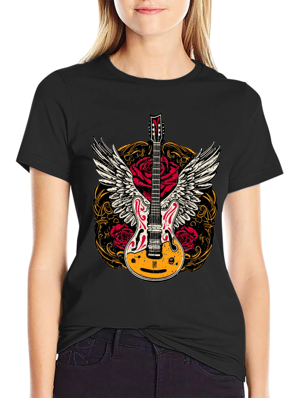 Guitar Wings T-Shirt - Rock n Roll Style!