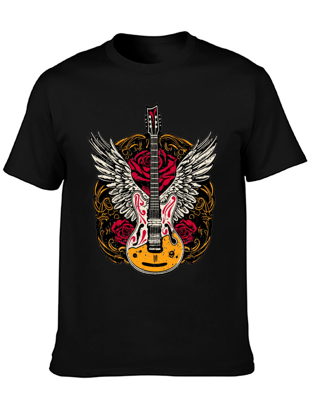 Guitar Wings T-Shirt - Rock n Roll Style!