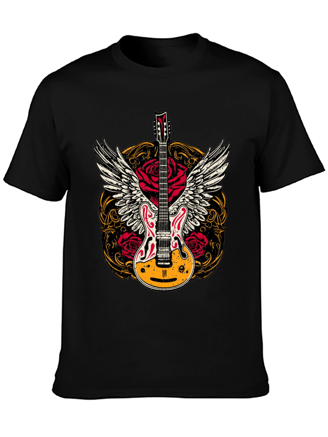 Guitar Wings T-Shirt - Rock n Roll Style!