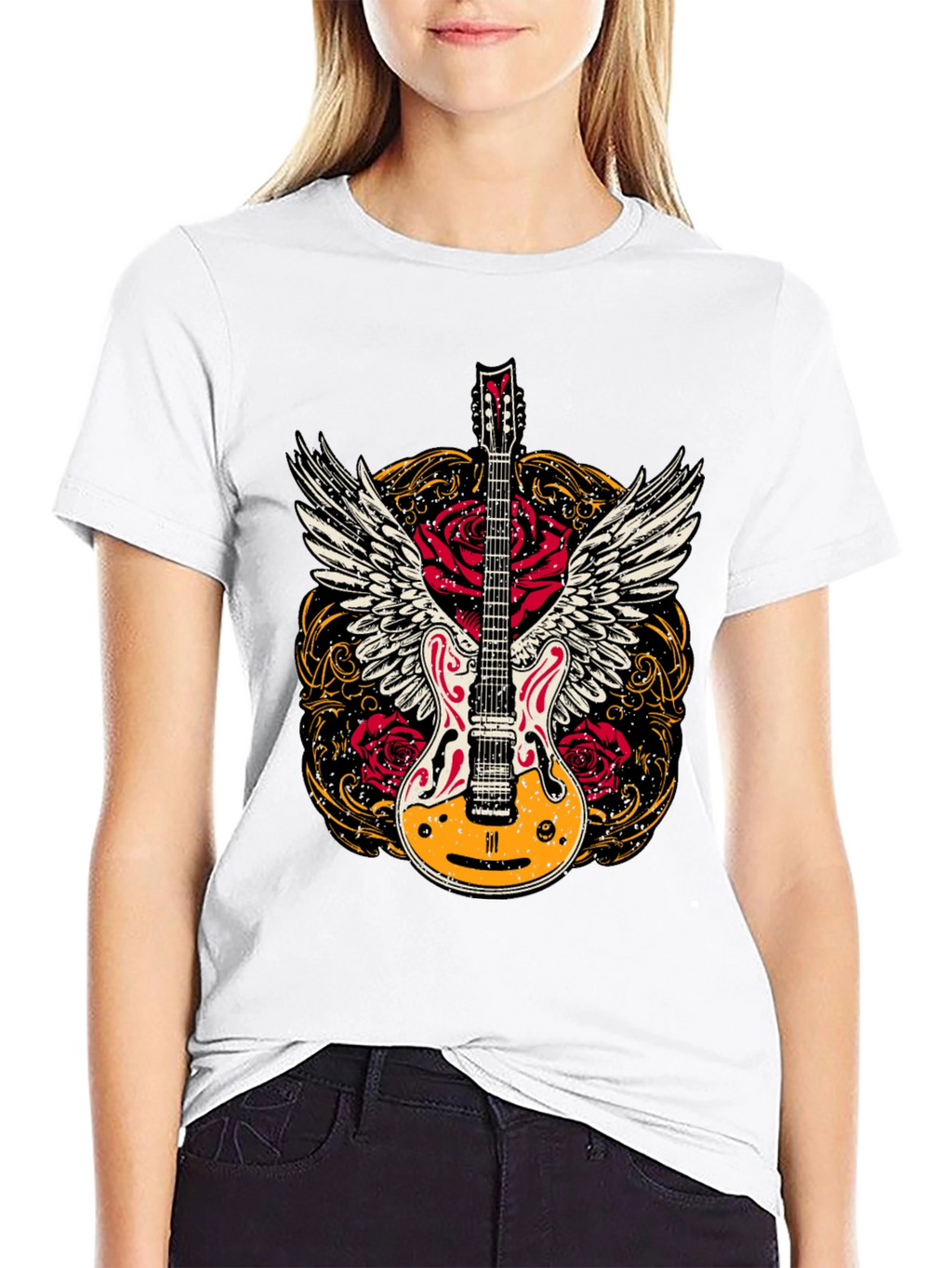 Guitar Wings T-Shirt - Rock n Roll Style!