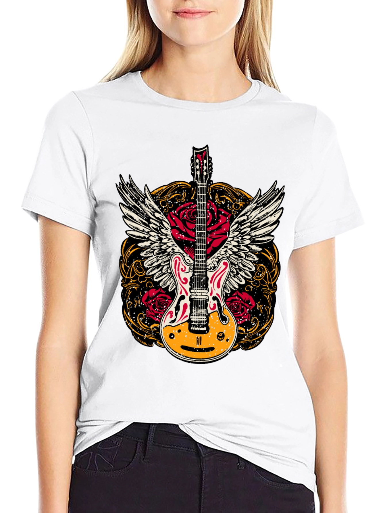 Guitar Wings T-Shirt - Rock n Roll Style!