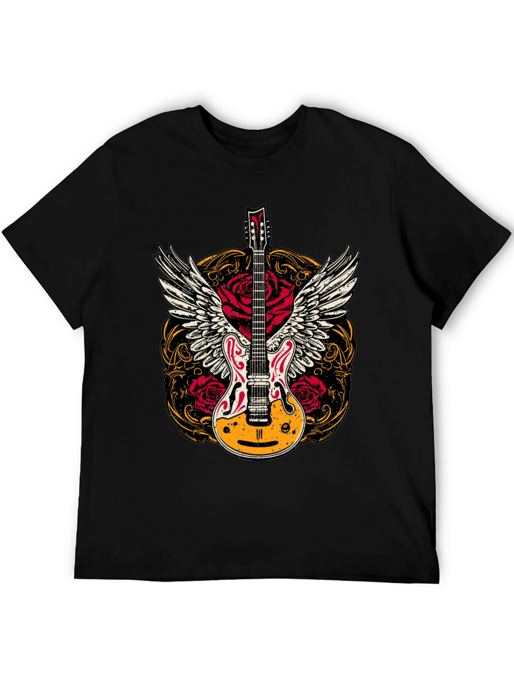 Guitar Wings T-Shirt - Rock n Roll Style!