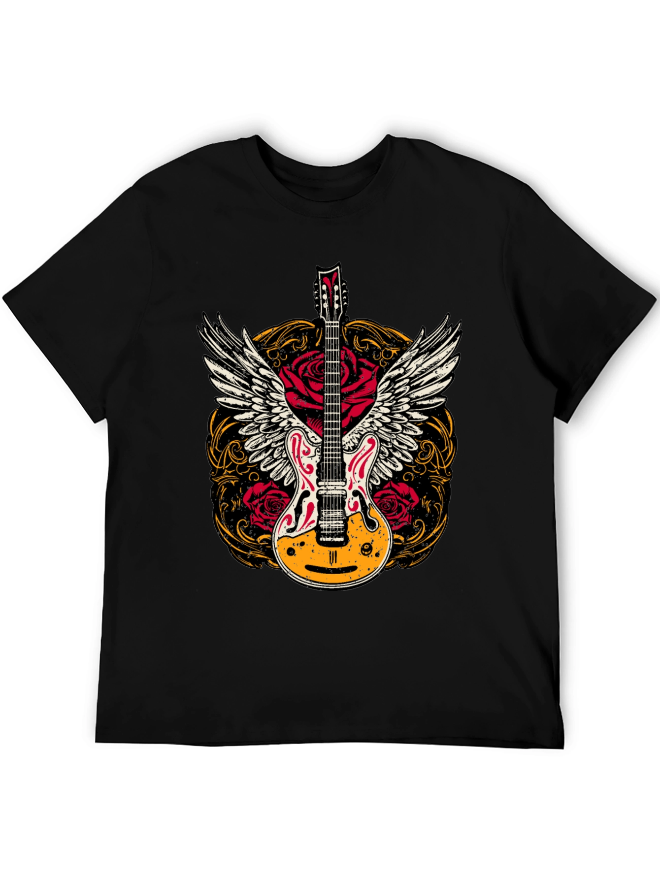 Guitar Wings T-Shirt - Rock n Roll Style!