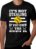 Its Not Stealing Baseball Graphic T-Shirt