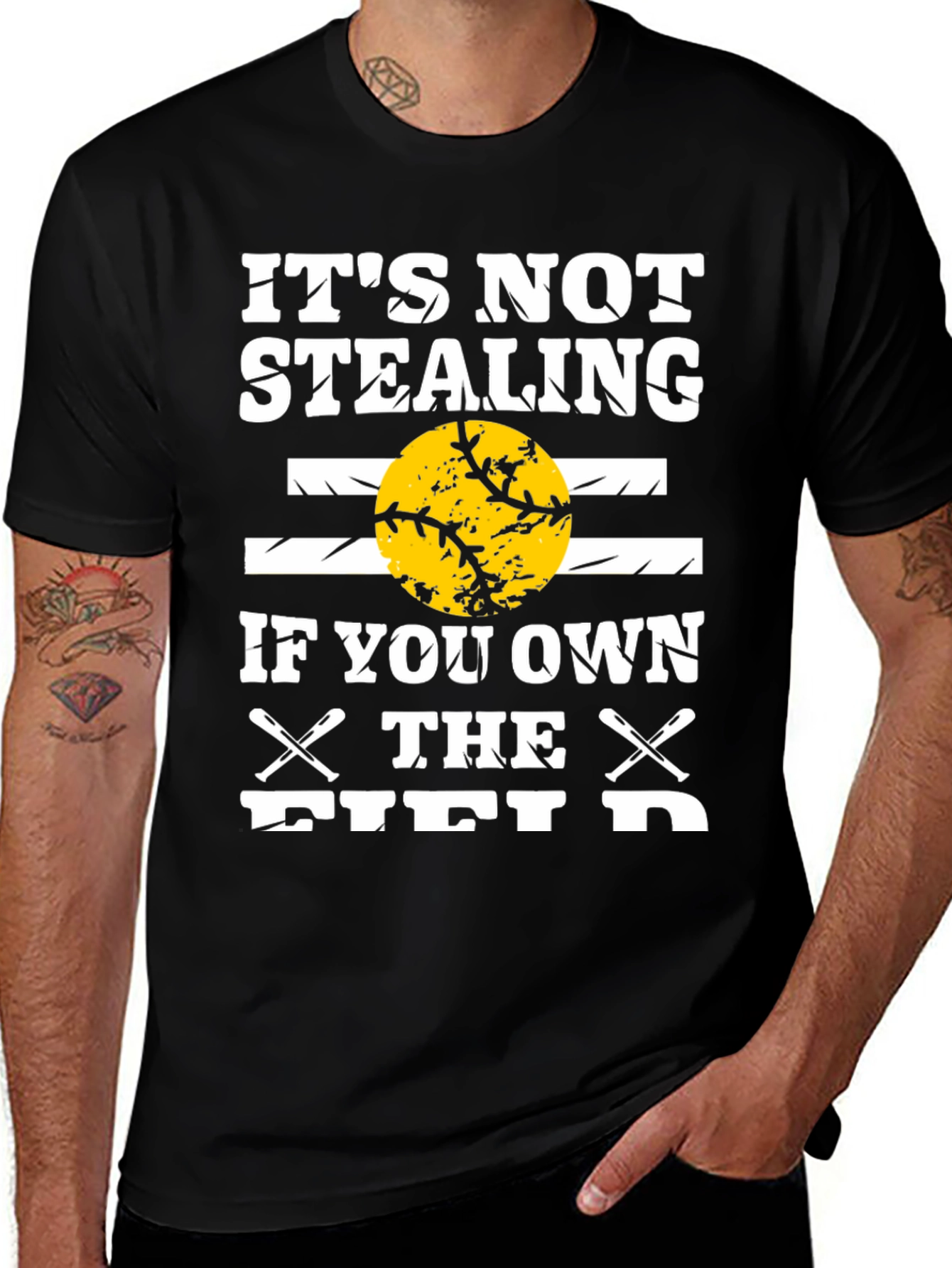 Its Not Stealing Baseball Graphic T-Shirt