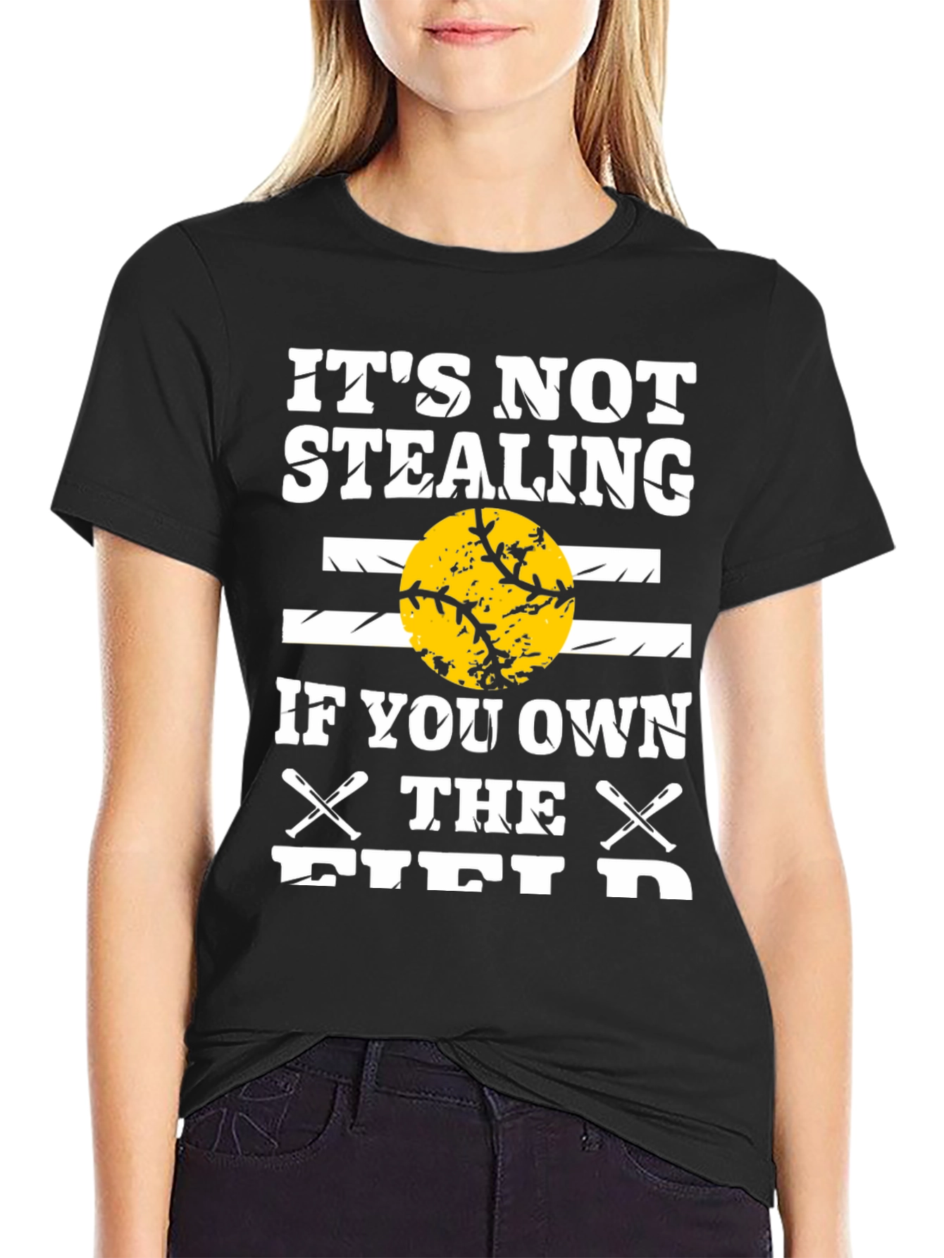 Its Not Stealing Baseball Graphic T-Shirt