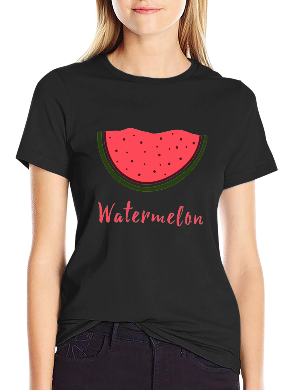 Watermelon Slice Graphic Tee - Summer Fun Shirt