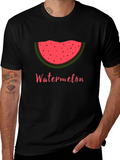 Watermelon Slice Graphic Tee - Summer Fun Shirt
