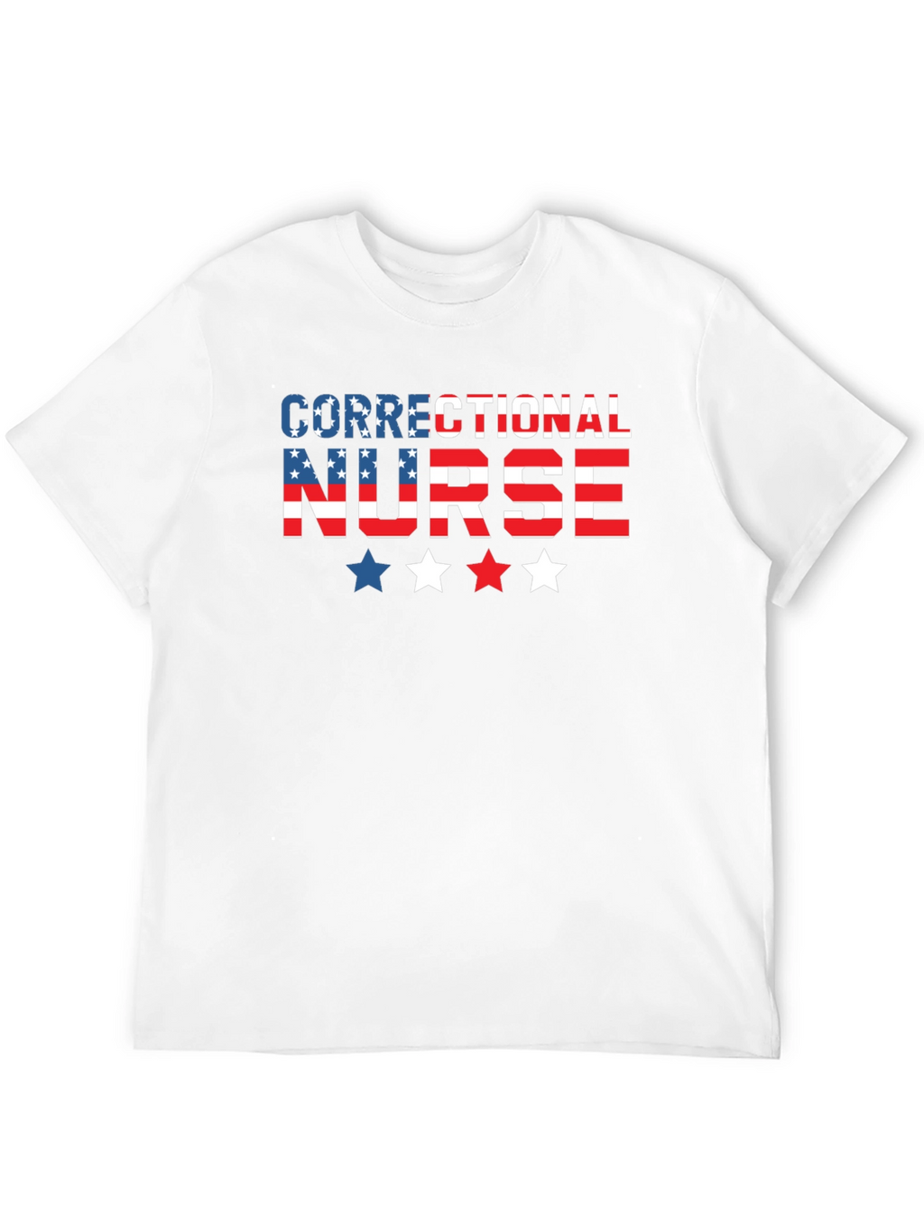 Correctional Nurse Patriotic T-Shirt