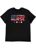 Correctional Nurse Patriotic T-Shirt