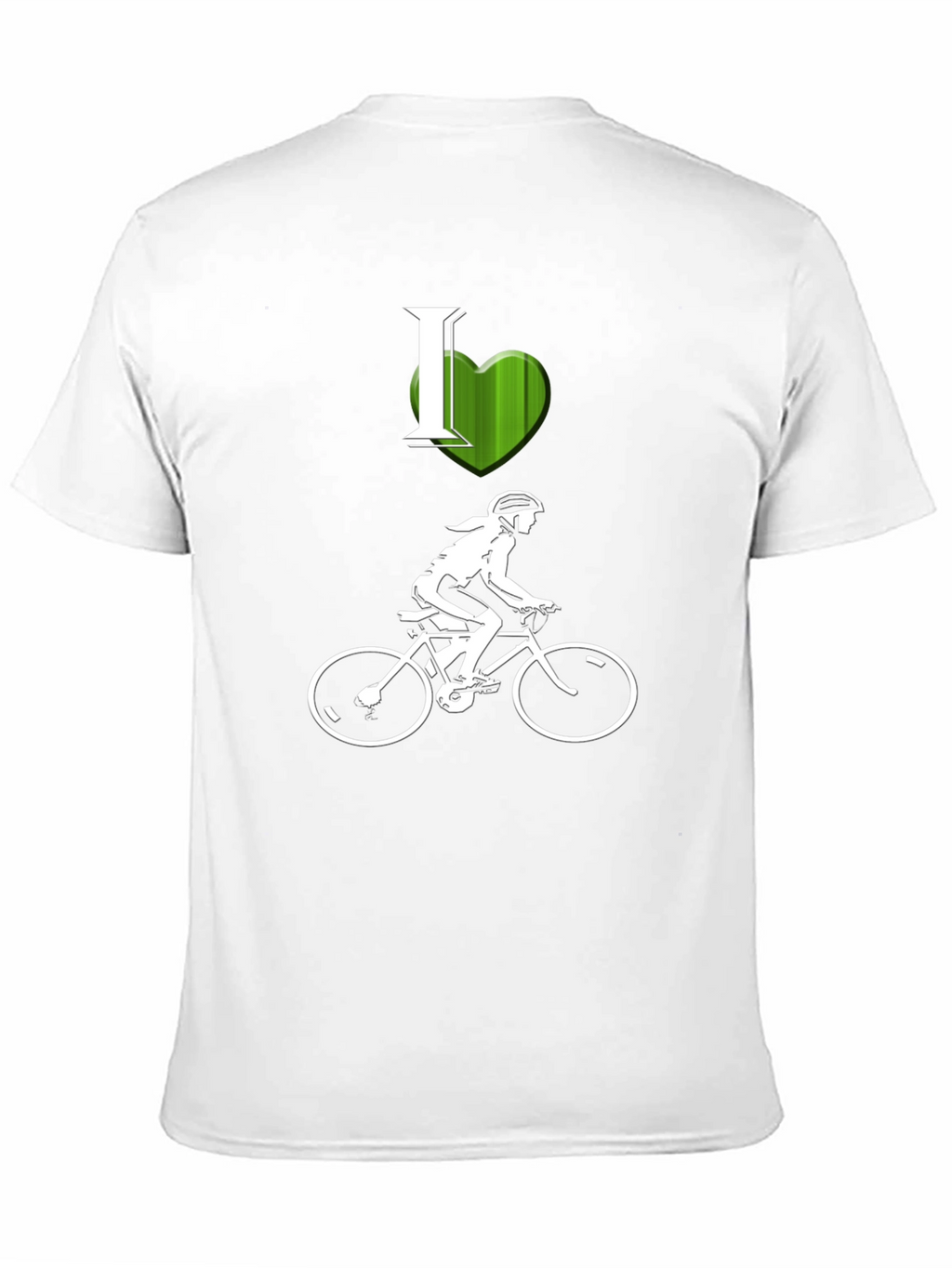 I Heart Cycling T-Shirt - Black Graphic Tee