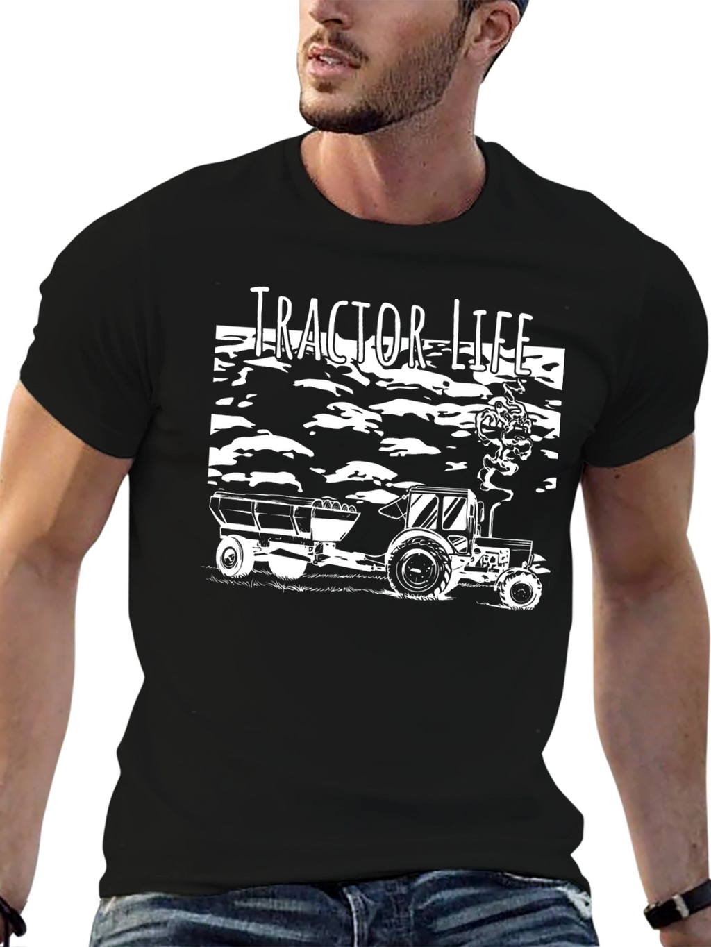 Tractor Life Graphic Tee - Farm Lovers T-Shirt