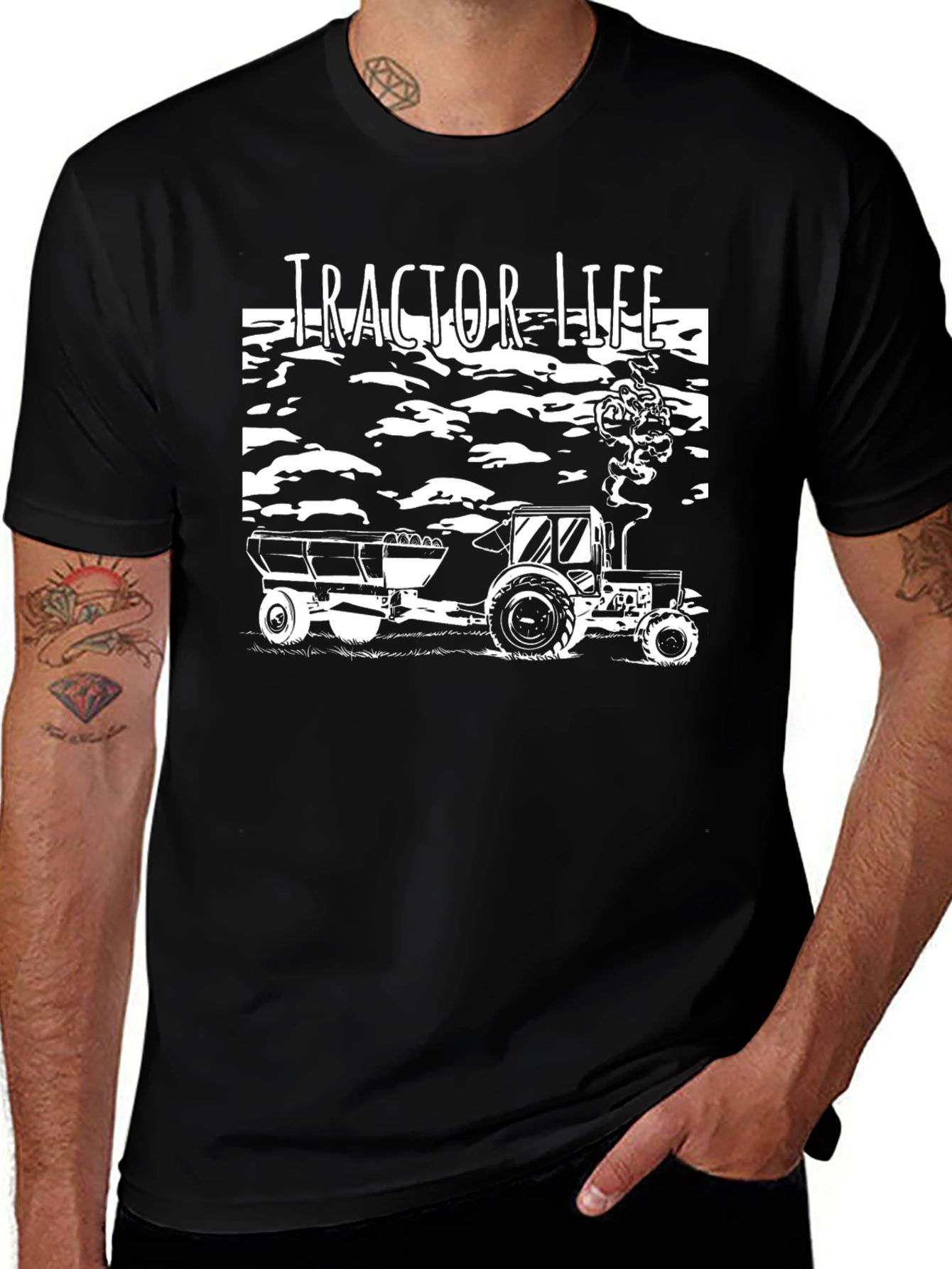 Tractor Life Graphic Tee - Farm Lovers T-Shirt