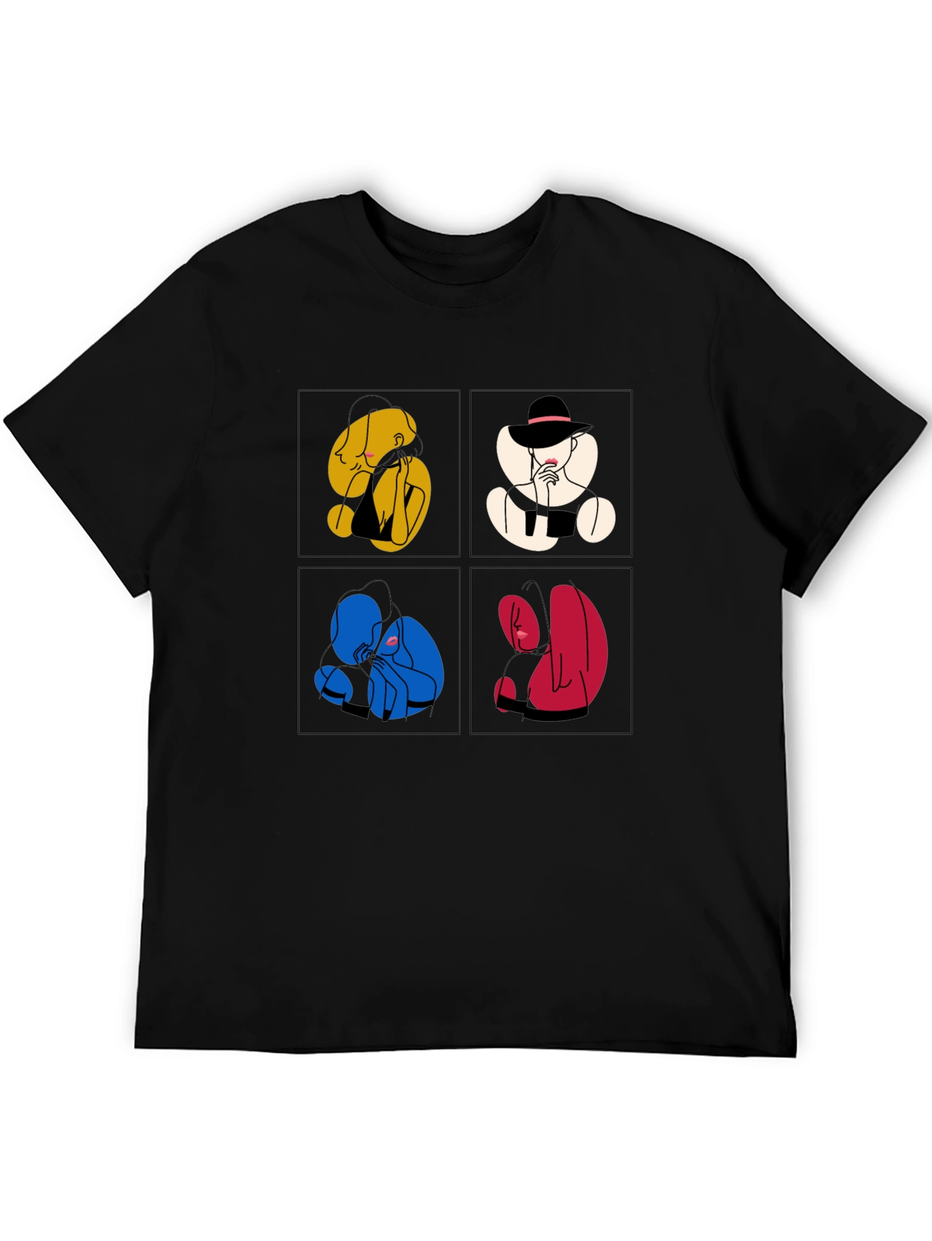 Abstract Art Graphic Tee - Unique Style